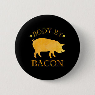Chapa Redonda De 5 Cm Cuerpo de Bycon Bbq Grilling Ham Love Men's Funny