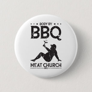 Chapa Redonda De 5 Cm Cuerpo De La Iglesia De La Carne De Bbq Bbq - Entu