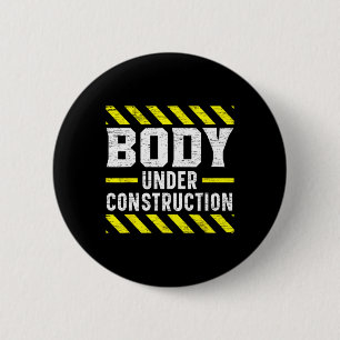 Chapa Redonda De 5 Cm Cuerpo en construcción Bodybuilding Bodyb