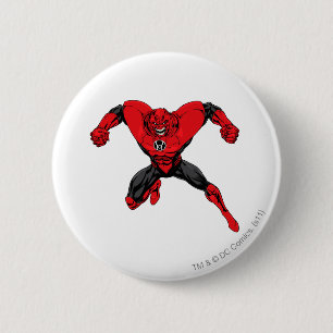 Chapa Redonda De 5 Cm Cuerpo rojo de la linterna - salto 1 de la rabia