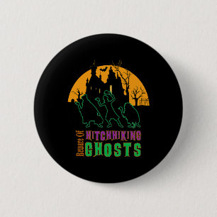 Chapa Redonda De 5 Cm Cuidado Con Los Fantasmas De Hitchwalk Halloween