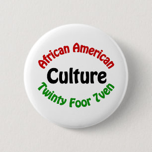 Chapa Redonda De 5 Cm Cultura afroamericana