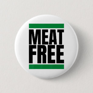 Chapa Redonda De 5 Cm Culturismo vegano sin carne Vegano Straight Edge