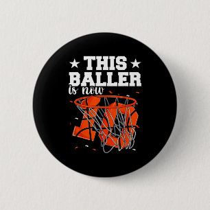 Chapa Redonda De 5 Cm Cumpleaños 10 Baloncesto Chicos Baloncestista 10 A