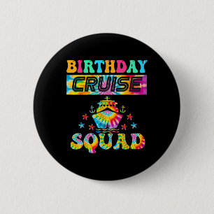 Chapa Redonda De 5 Cm Cumpleaños Cruise Squad Vacation Mating F
