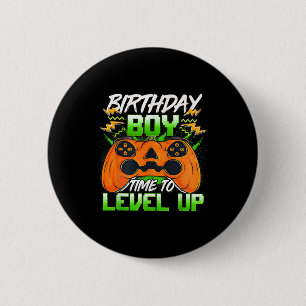 Chapa Redonda De 5 Cm Cumpleaños Hora Del Niño Para Levantar Videojuego 