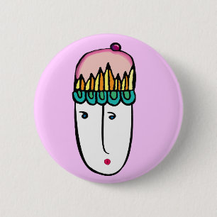 Chapa Redonda De 5 Cm cupcake cutie