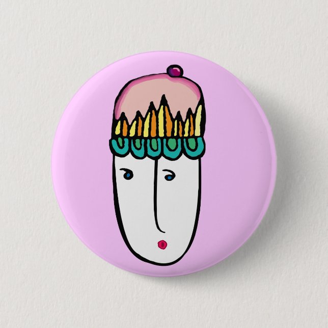 Chapa Redonda De 5 Cm cupcake cutie (Anverso)