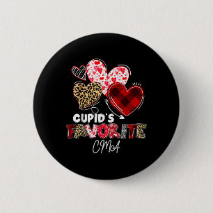 Chapa Redonda De 5 Cm Cupids Favorito Enfermera Cma Valentine Buffalo Pl