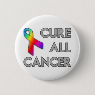 Chapa Redonda De 5 Cm Cure a todo el cáncer