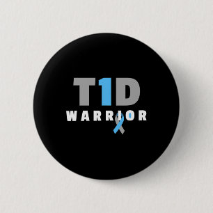 Chapa Redonda De 5 Cm Cure Diabetic - Diversión Tipo 1 Diabetes Sensibil
