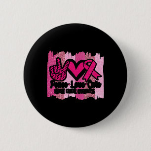 Chapa Redonda De 5 Cm Cure Love Cure Pink Ribbon Cancer Awareness 2