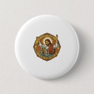 Chapa Redonda De 5 Cm Curlos de bíceps enojados de Jesús Rack de sentadi