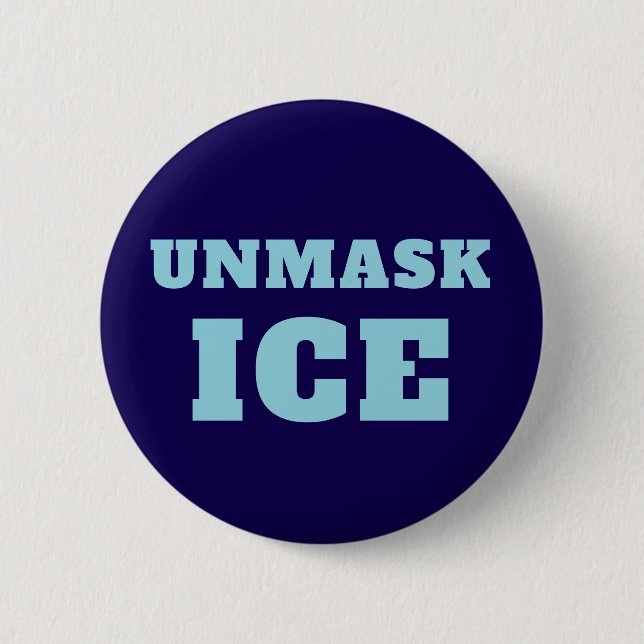 Chapa Redonda De 5 Cm Custom Anti ICE Protest Signs (Anverso)