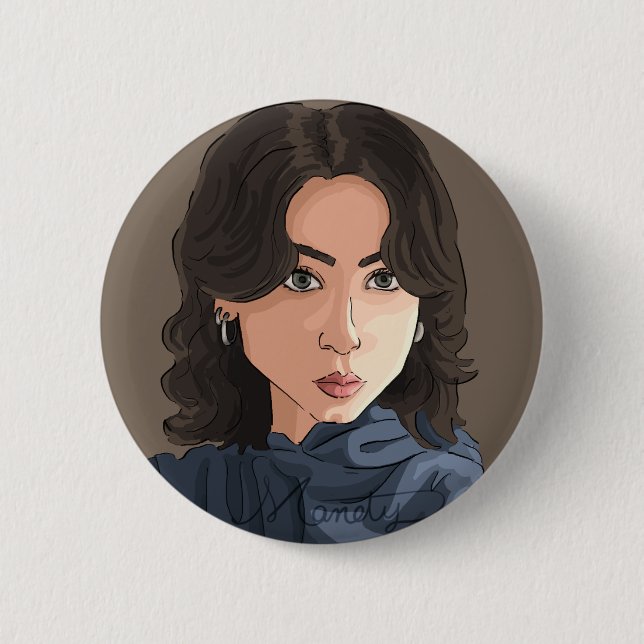 Chapa Redonda De 5 Cm Custom badge (Anverso)