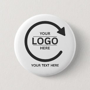 Chapa Redonda De 5 Cm Custom Business Brand Logo
