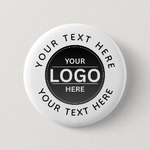Chapa Redonda De 5 Cm Custom Business Brand Logo