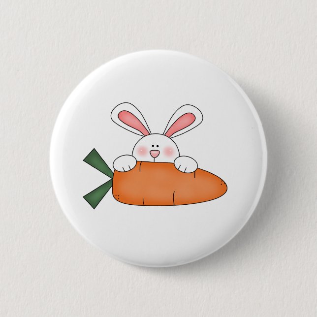 CHAPA REDONDA DE 5 CM CUSTOMBUNNYCARROT (Anverso)