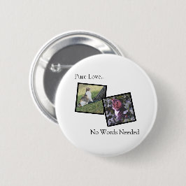 Chapa Redonda De 5 Cm Customizable Pet Pin Button