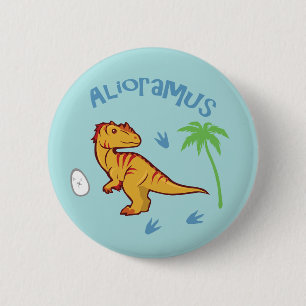 Chapa Redonda De 5 Cm Cute Alioramus