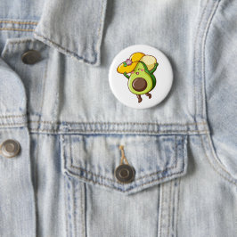 Chapa Redonda De 5 Cm Cute Avocado Pin – Joyful & Happy Vibes