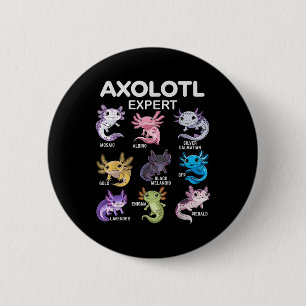 Chapa Redonda De 5 Cm Cute Axolotl Tee para niños y niñas o hombres - Ax