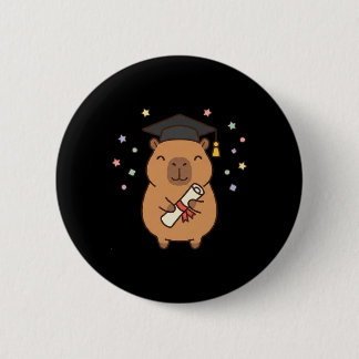 Chapa Redonda De 5 Cm Cute Capybara Graduación Cl De 2026 Senior Diverti