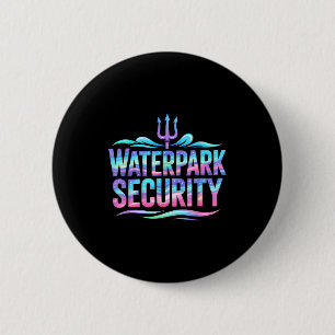 Chapa Redonda De 5 Cm Cute crucero de seguridad de parque acuático siren