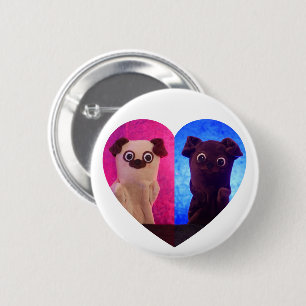 Chapa Redonda De 5 Cm Cute Elegant Heart Besties Best Friends Photo