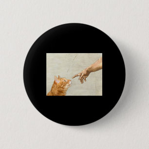 Chapa Redonda De 5 Cm Cute estética divertida imagen gráfica de arte gat