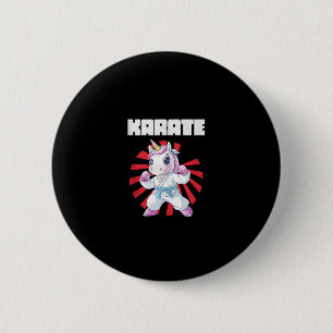 Chapa Redonda De 5 Cm Cute Karate Unicorn Karate Artes Marciales Japones