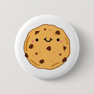 Chapa Redonda De 5 Cm Cute Kawaii Cookie