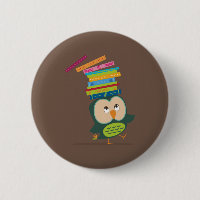 Cute little book owl