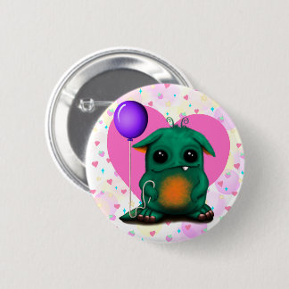Chapa Redonda De 5 Cm Cute Little Monster Button pin