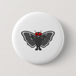 Chapa Redonda De 5 Cm Cute Mothman