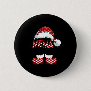 Chapa Redonda De 5 Cm Cute Nema Claus Nuevos Navidades Santa Claus