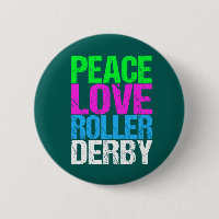 Cute Peace Love Roller Derby