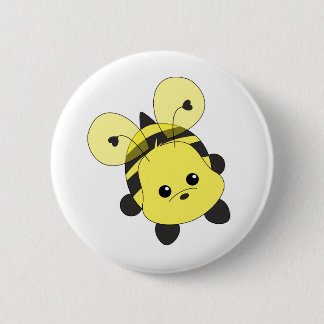 Chapa Redonda De 5 Cm Cutie Bee