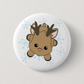 Chapa Redonda De 5 Cm Cutie Deer