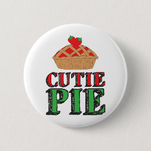 Chapa Redonda De 5 Cm Cutie Pie Sweet Stuts Strawberry Cutiepies
