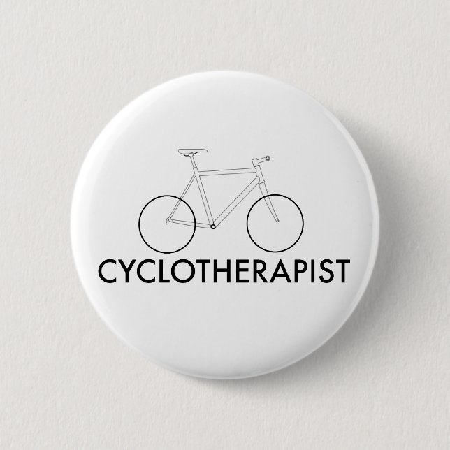 Chapa Redonda De 5 Cm Cyclotherapist (Anverso)