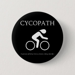 Chapa Redonda De 5 Cm Cycopath, me encantan las bicicletas Novedad diver