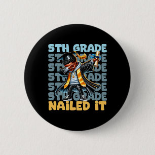 Chapa Redonda De 5 Cm Dabbing Graduation Boy 5º Grado Nilculado Cl De 2