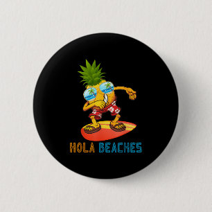 Chapa Redonda De 5 Cm Dabbing Pineapple Sungles - Summer Hola Beaches