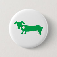 Dachshund del día de St Patrick