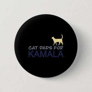Chapa Redonda De 5 Cm Dads De Kamala Harris Para Presidente 2024