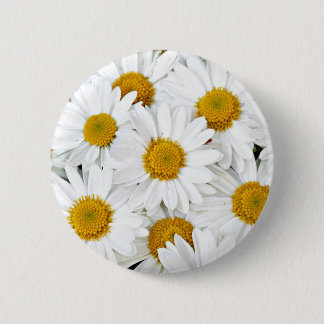 Chapa Redonda De 5 Cm Daisies