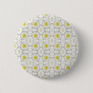 Chapa Redonda De 5 Cm Daisies