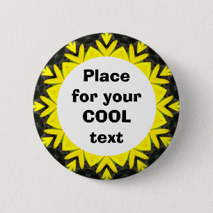 Chapa Redonda De 5 Cm Daisy Mandala Template 12