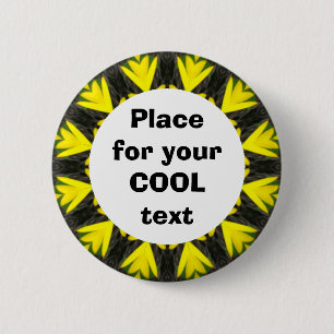 Chapa Redonda De 5 Cm Daisy Mandala Template 27